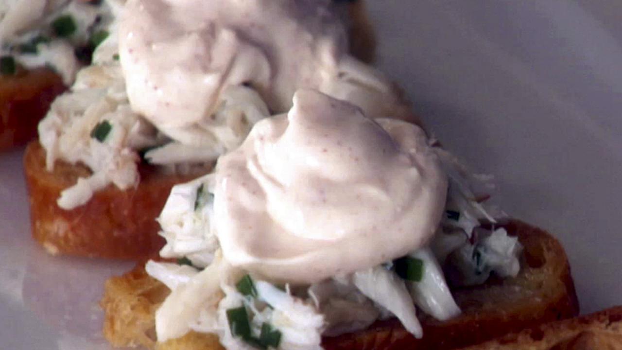 Crab and Lemon Bruschetta