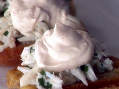 Crab and Lemon Bruschetta