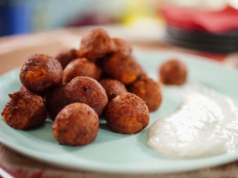 Garlic and Chive Potato Puffs