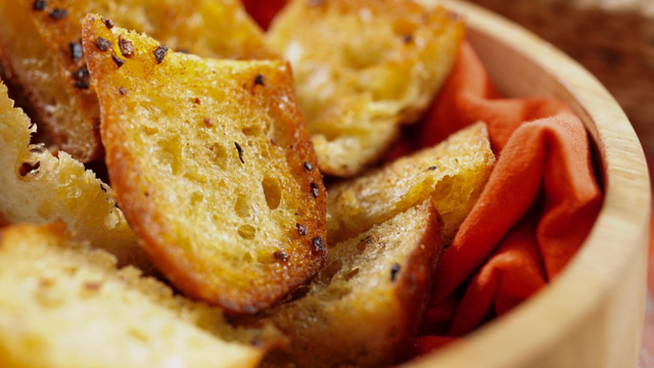 Stovetop Garlic Bread