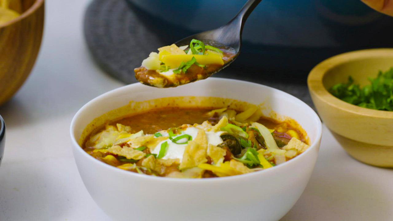 Ancho-Rubbed Turkey and Leftover Turkey Chili
