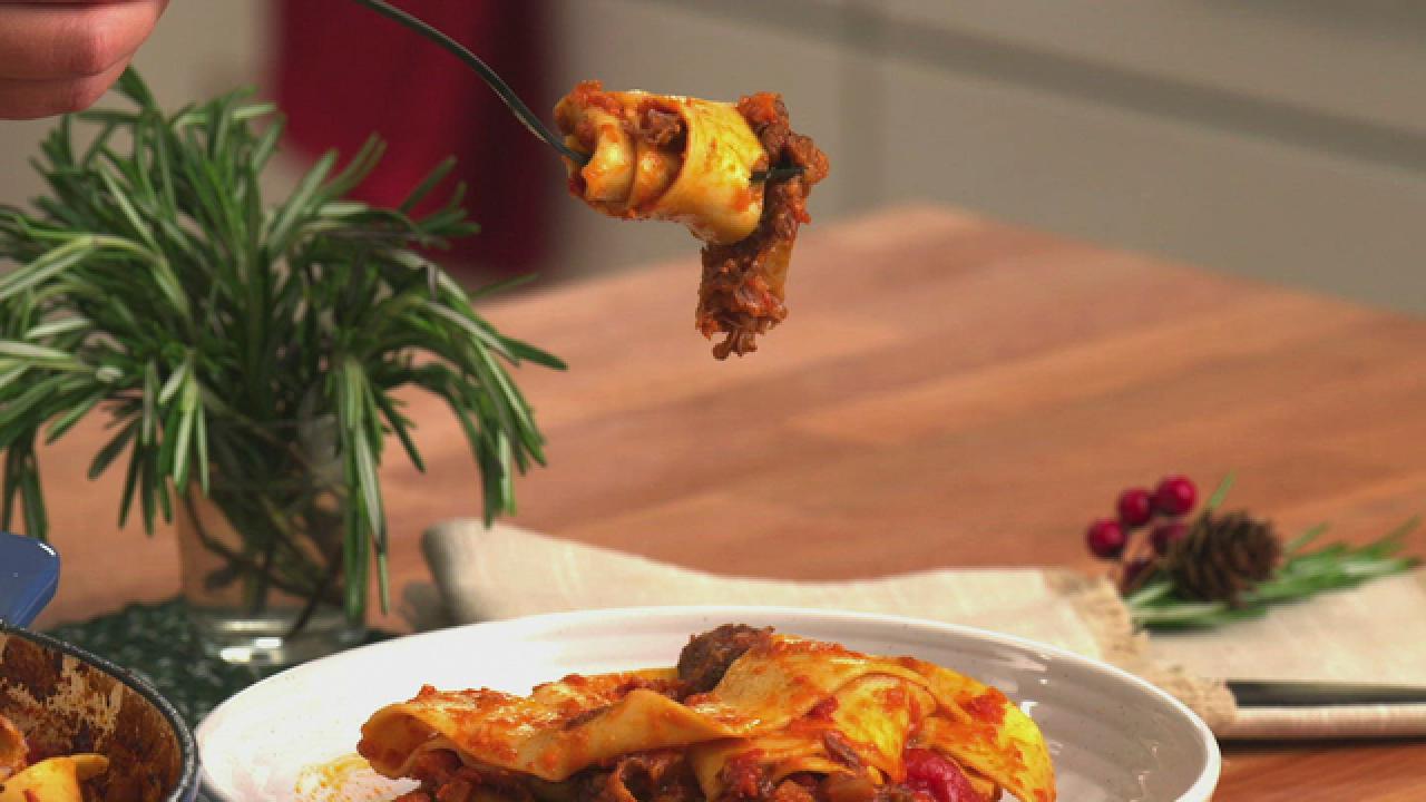 Braised Pork and Beef Ragu with Pappardelle