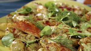 Potato Salad With Smoked Trout