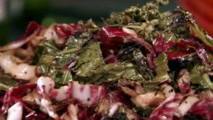 Radicchio-Kale "Sauerkraut"