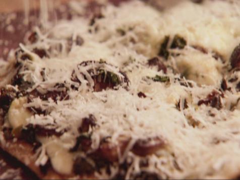 Skillet Fried Pizza with Roasted Mushrooms