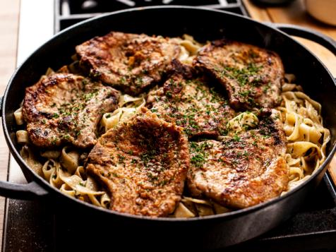 Creamy Pork Chop Pasta