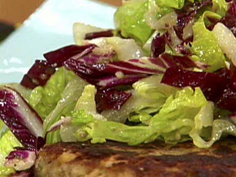 Salmon Burgers and Caesar Slaw