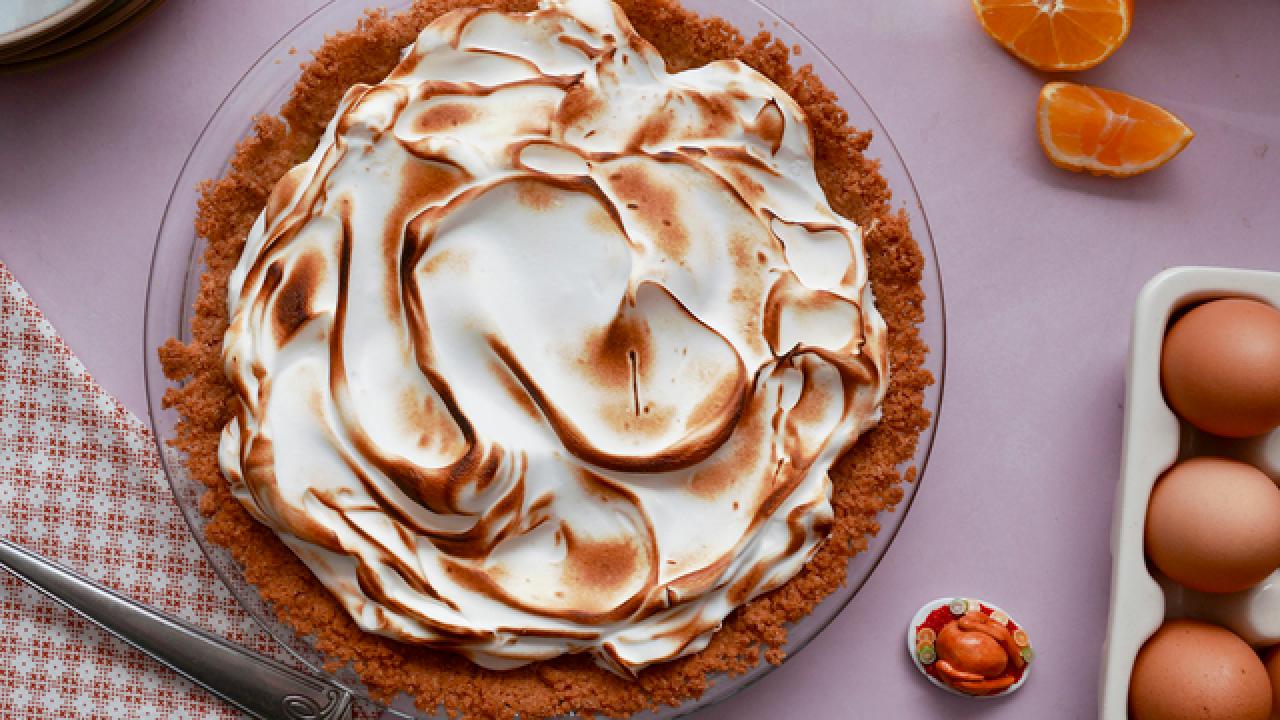Mandarin Meringue Pie