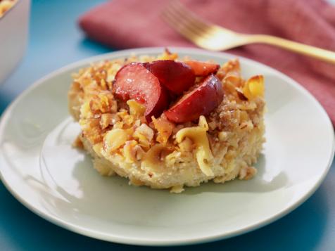 Plum Hazelnut Kugel