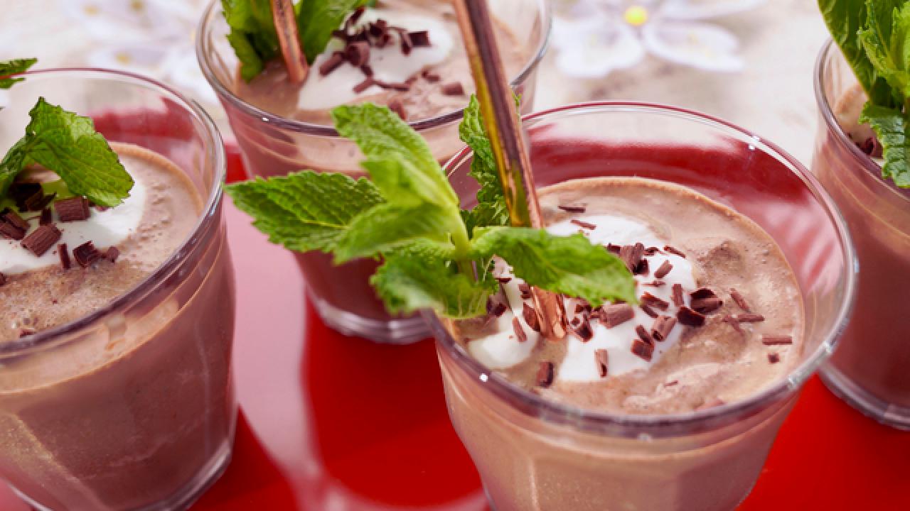 Frozen Mint Hot Chocolate