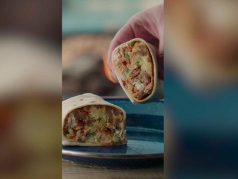Campfire Foil Pack Breakfast Burritos