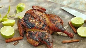 Spice-Smoked Ginger Chicken