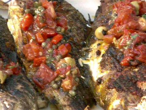 Pink Snapper & Vera Cruz Salsa