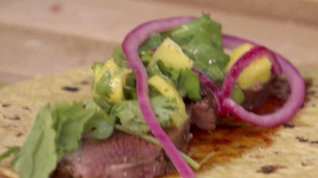 Tamarind-Glazed Duck Tacos