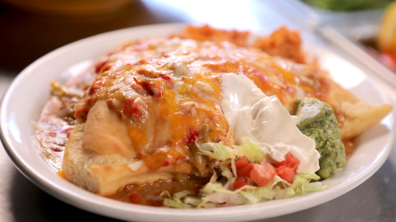 Chicken Stuffed Sopapilla