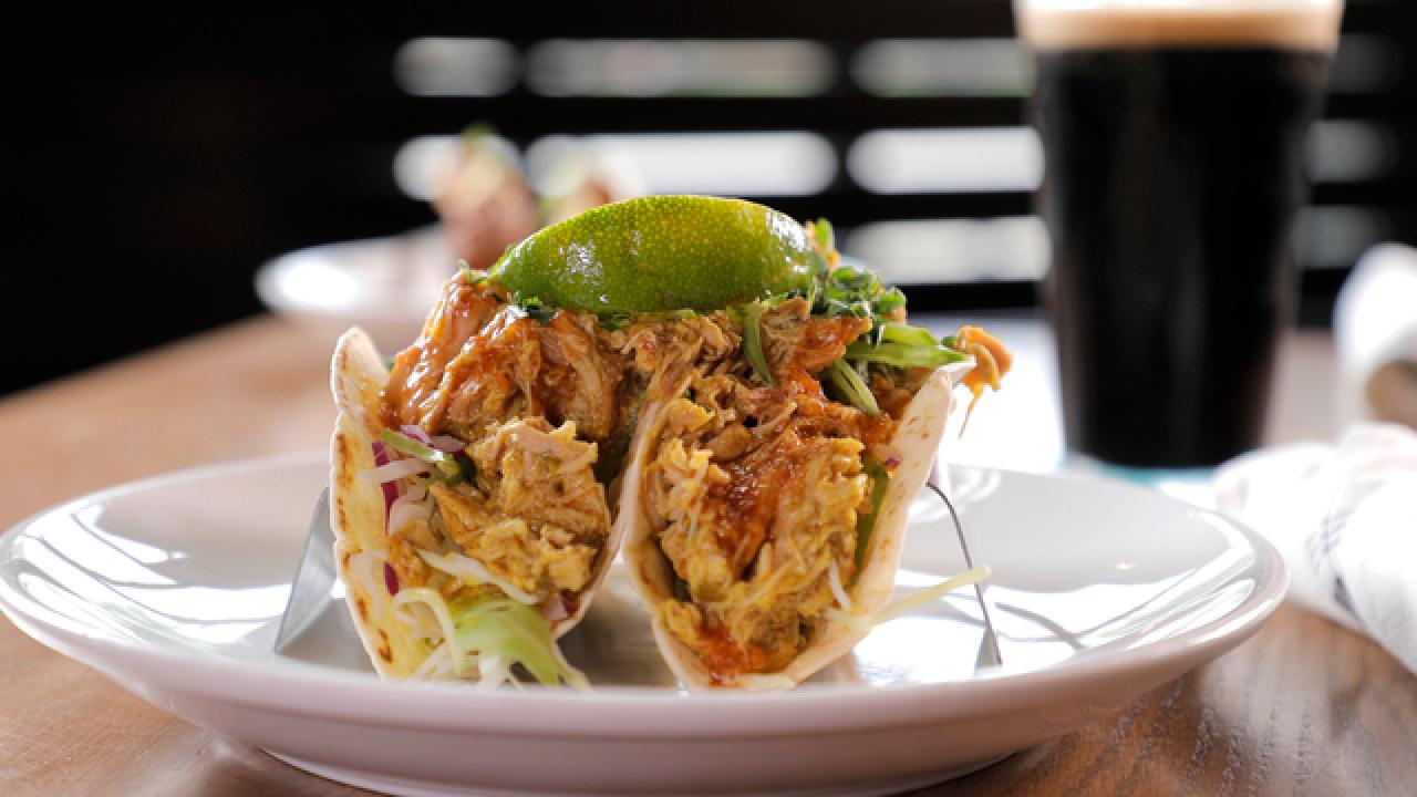 Thai Coconut Chicken Tacos