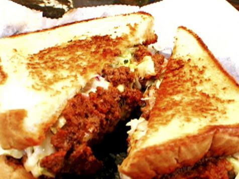 Jake's Sloppy Slaw Burger