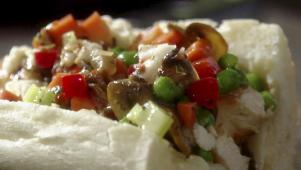 Chicken Vesuvio Sandwich