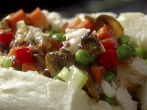 Chicken Vesuvio Sandwich