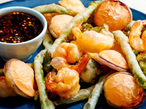 Balloon Shrimp and Vegetables