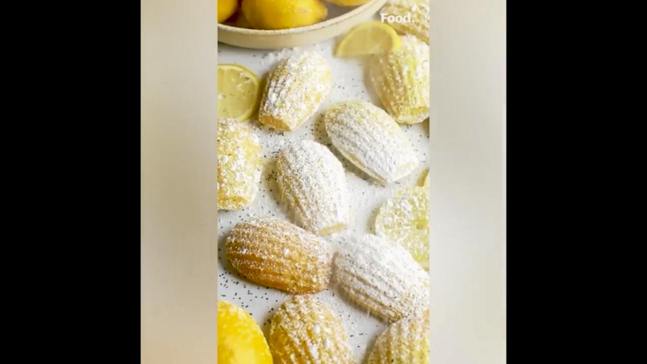 Lemon Poppy Seed Madeleines