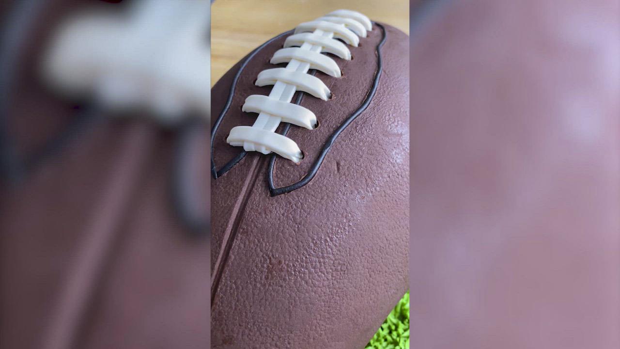 Dan's Football Cake