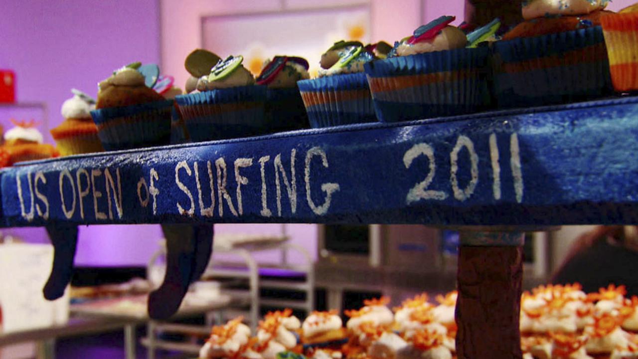 U.S. Open of Surfing Cupcakes