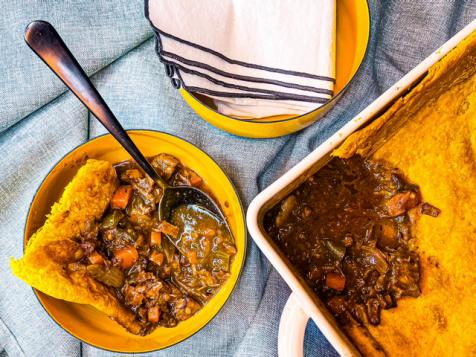 Oxtail Pot Pie with Jamaican Patty Crust