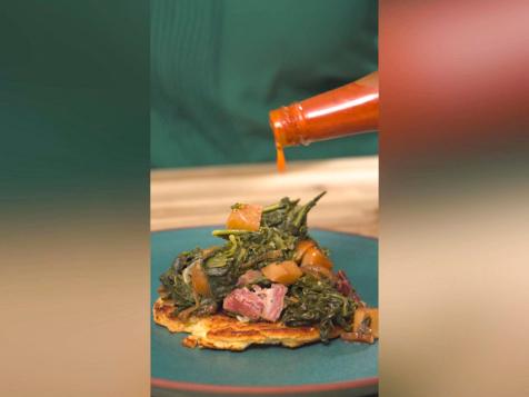 Braised Turnip and Mustard Greens with Caramelized Turnips