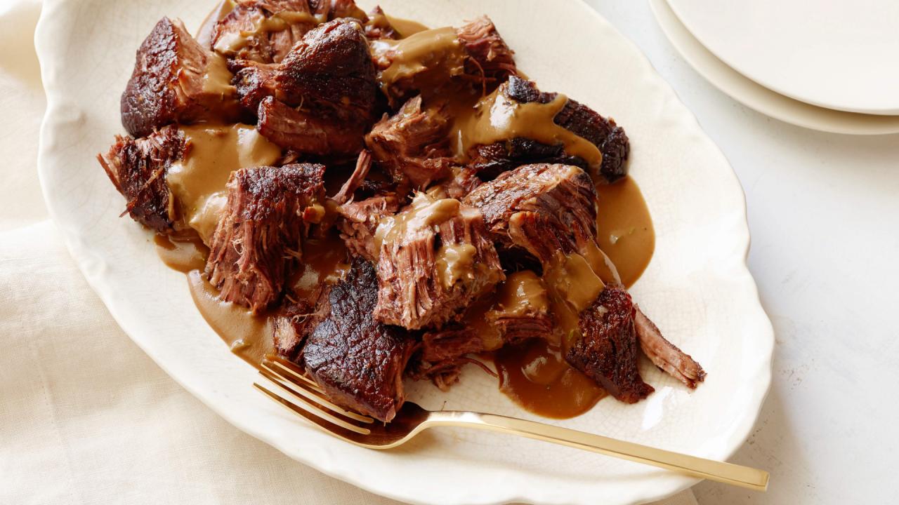 Pot Roast With Mushroom Sauce
