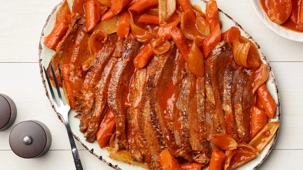 Brisket with Carrots and Onions
