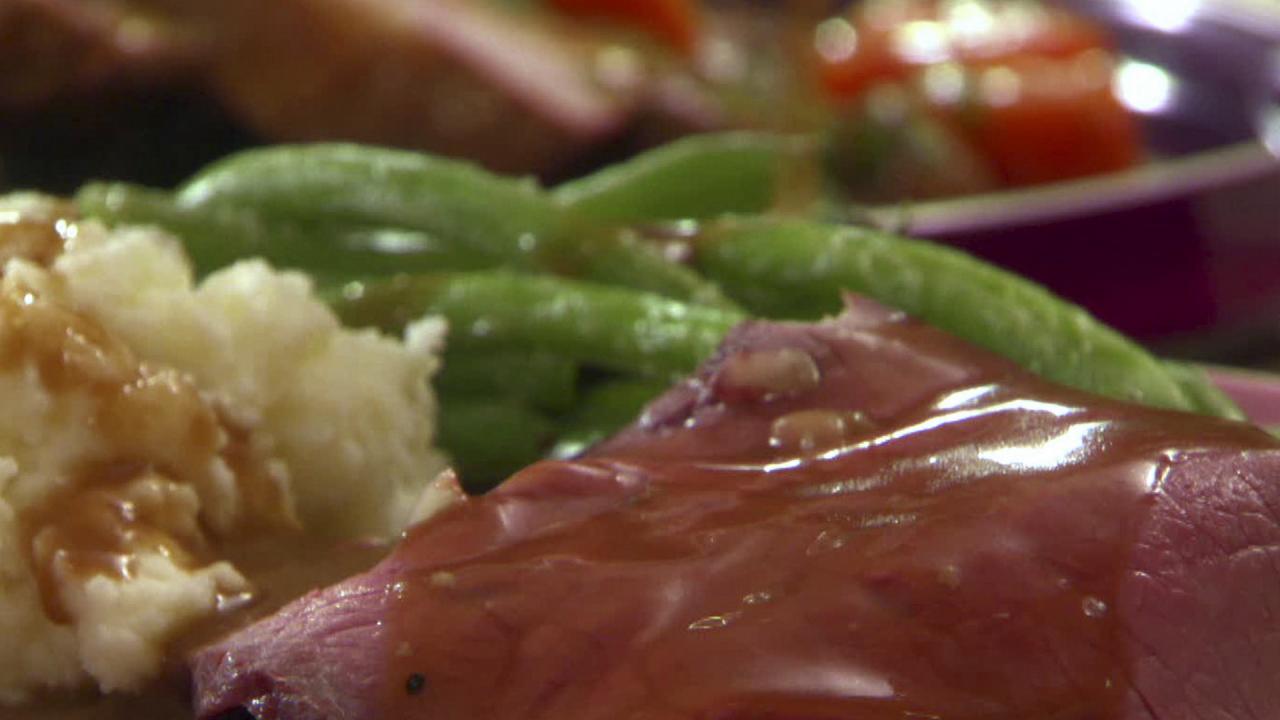 Roast Beef With Marsala Gravy