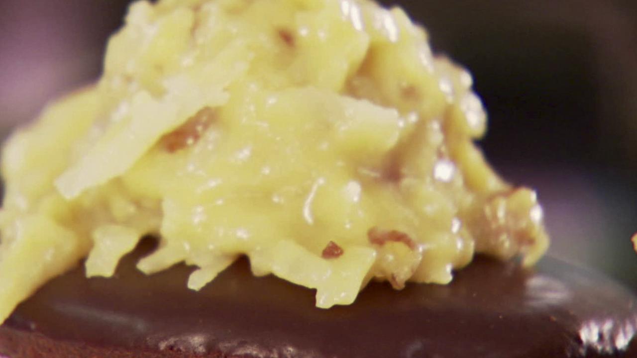 German Chocolate Cupcakes