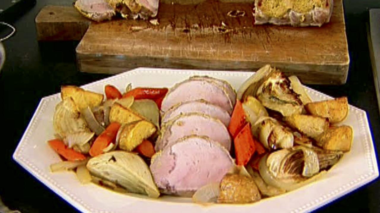 Ina's Pork Loin With Fennel