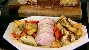 Ina's Pork Loin With Fennel