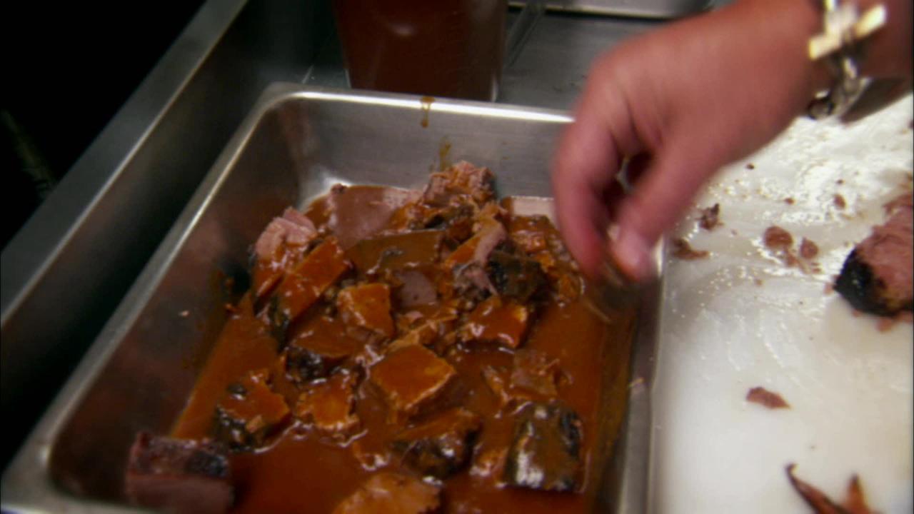 Burnt Ends Sandwich at Whitner's Barbecue