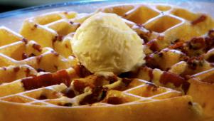 Bacon Waffles With Guy