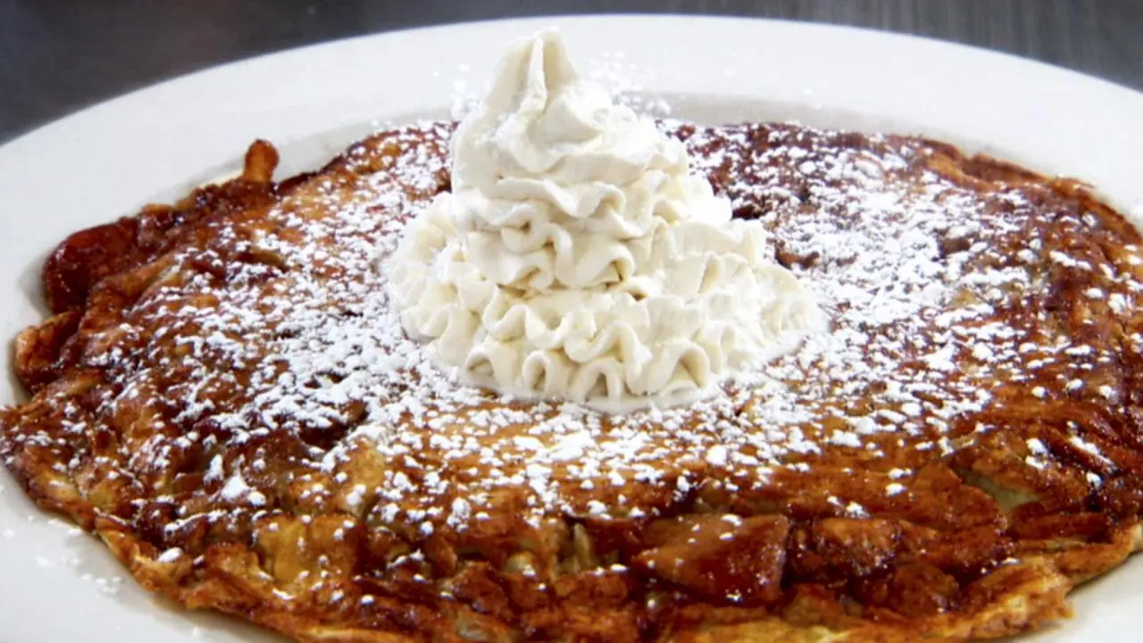 Apple Pfannekuchen in Texas