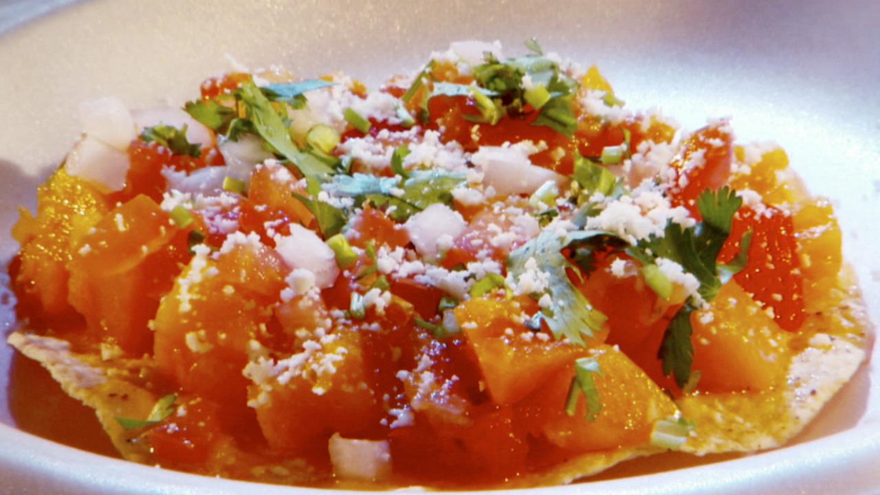 Butternut Squash Tostadas