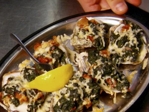 Oysters Rockefeller With Guy Fieri on Diners, Drive-Ins and Dives