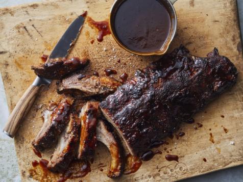 Mayo-Grilled Barbecue Ribs