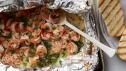 Grilled Shrimp Scampi in a Foil Packet