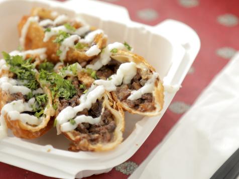Wagyu Beef Shawarma Egg Roll