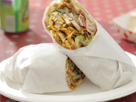 Fattoush Chicken Shawarma Wrap