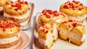 Strawberry Shortcake Doughnut Ice Cream Sandwiches