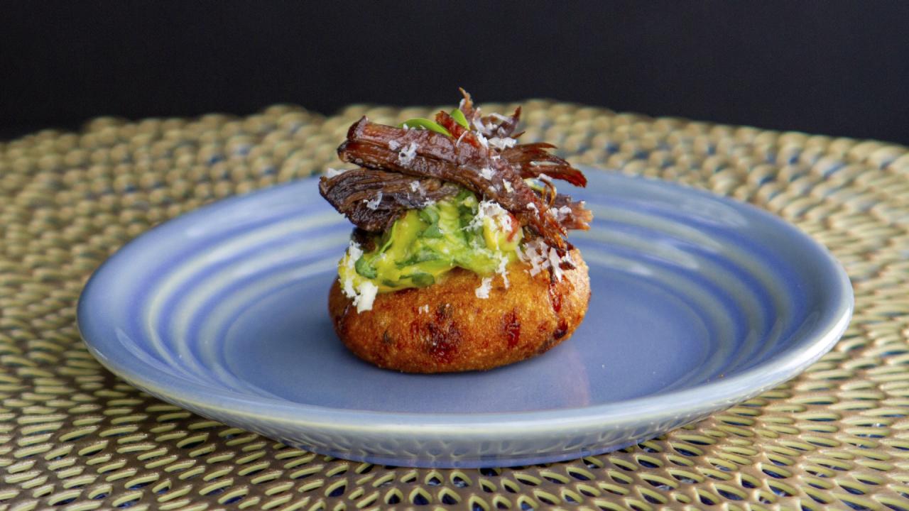 Wagyu Short Rib "Asado Negro Style" with Arepitas