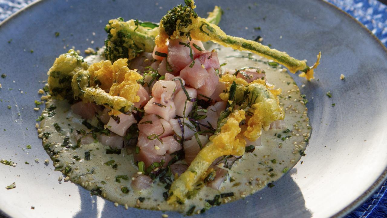 Amberjack with Shiso Aioli