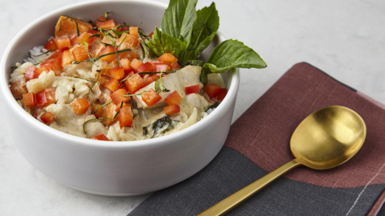 Thai Green Curry with Chicken and Sweet Potato