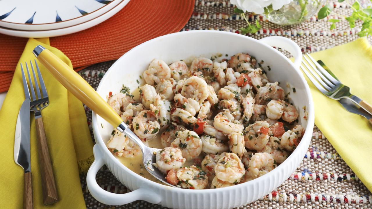 Lemony Herb Shrimp Scampi