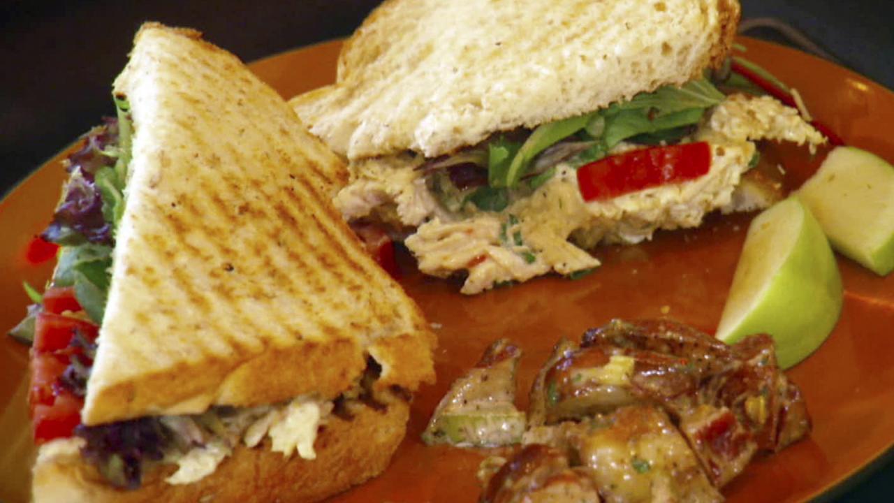 Peach Chutney Chicken Salad